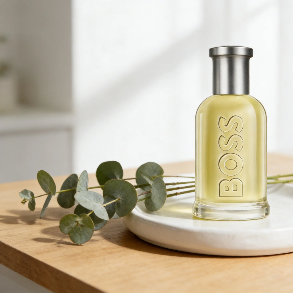 Hugo Boss Bottled Eau de Toilette – Woody Men's Cologne – With Notes of Apple, Cinnamon & Wood – Long Lasting Fragrance