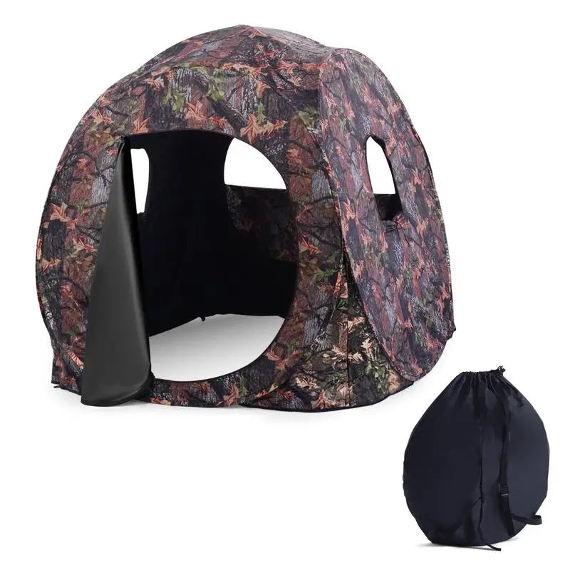 Portable Pop up Ground Camo Blind Hunting Enclosure