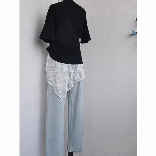 2026 French Lace Up Short Fart Curtain Skirt Spring Layered Skirt INS Women Wrap Skirt Bandage Dress Apron Curtain Expansion