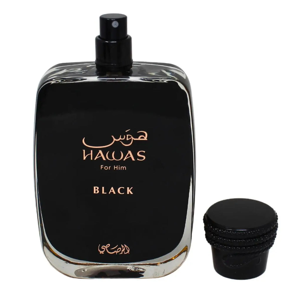 RASASL Hawas Black for Men Eau de Parfum – Unleash Your Inner Power with a Long-Lasting, Seductive Aroma for the Confident man