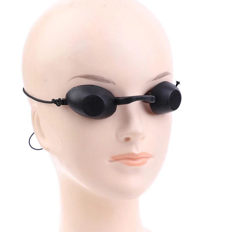 Light Blocking Soft Silcone Eye Mask Beauty Devices Protective Eyepatch Laser Light Eye Shields Safety Goggles Sunbathing